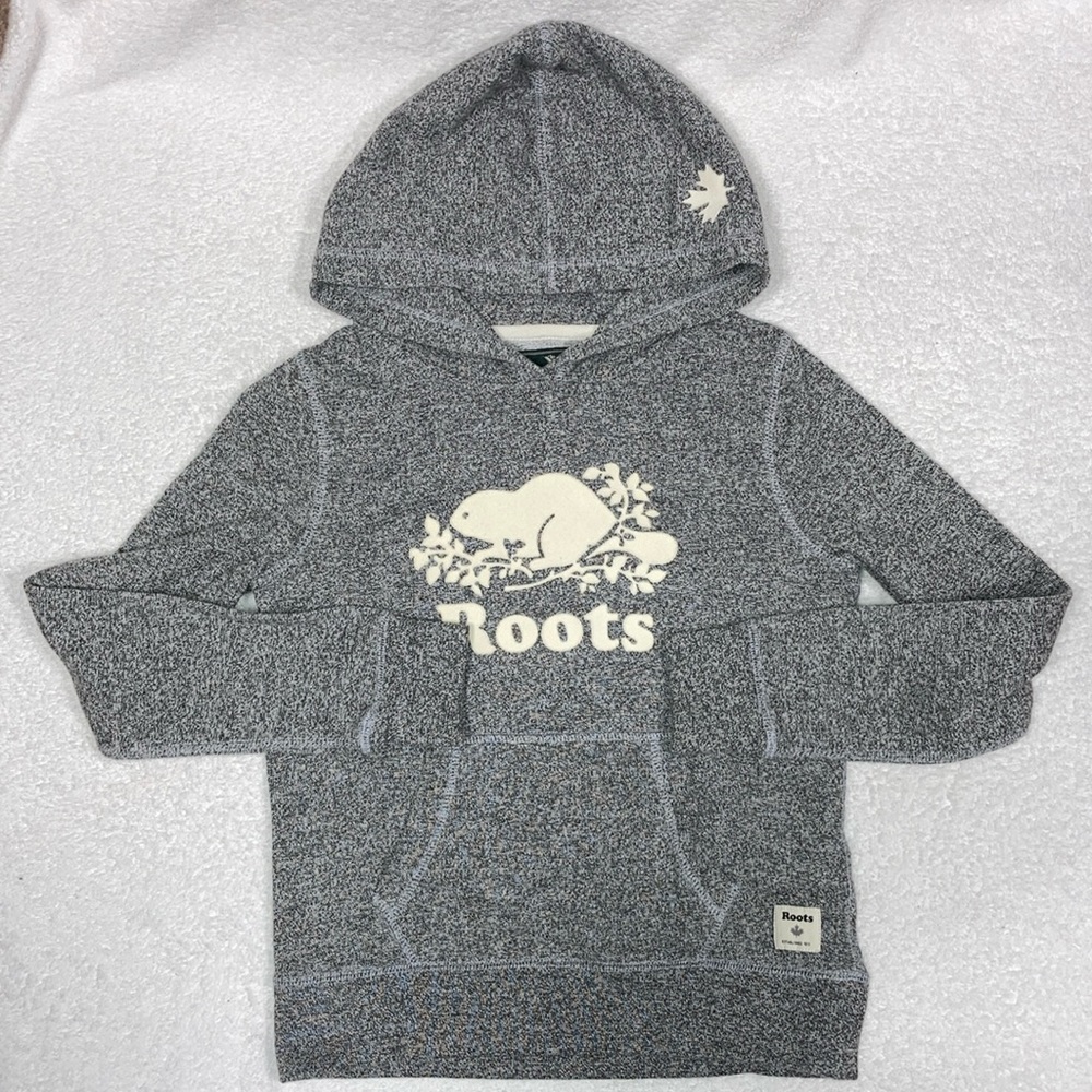 Roots Kids Kanga Hoodie Cooper Beaver Logo Kid's xlg 10/12 Yrs unisex